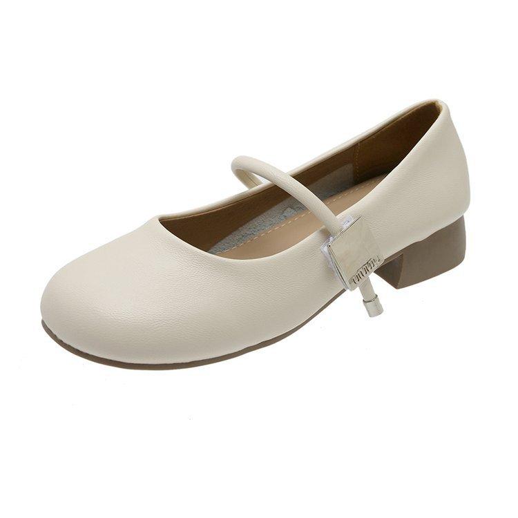 

Туфли Мэри Джейн с неглубокой горловиной, модные и удобные, женские, летние, нежные, с мягкими одинарными туфлями 35