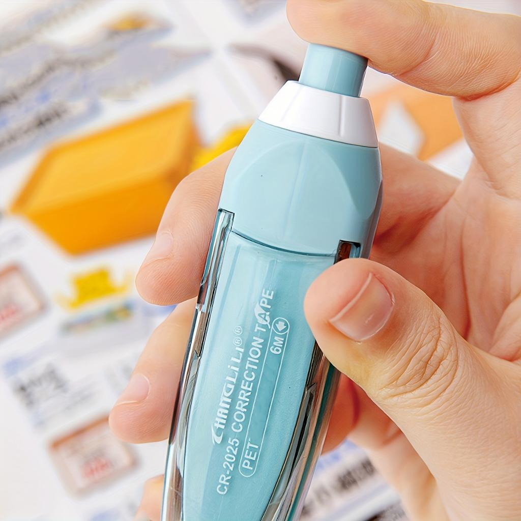 1pc Press Type Kawaii Correction Tape Replaceable Refills White Out Corrector Band Student Japanese Stationery School Supplies