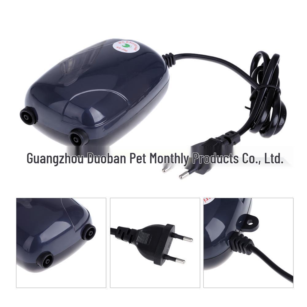 Silent Fish Tank Aeration Pump RS-390 - Aquarium Oxygen Pump & Small Aerator