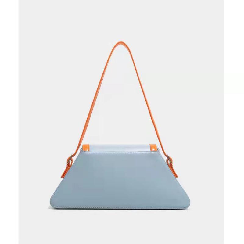 Trendy Female PU Leather Shoulder Bags Luxury Women Handbags Fashion New Underarm Bags Casual Simple Ladies Clutch Purse