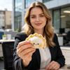 Sensory Fidget Toy Dumpling Shape Ring Crafted From Odorless 1 Pc