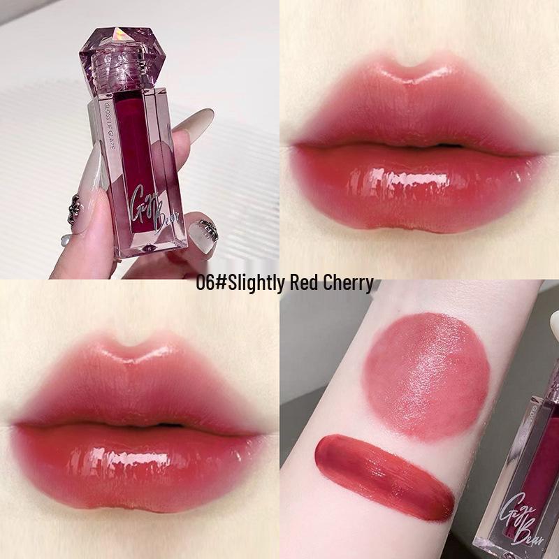 

Gege Bear Gogo Little Bear Crystal Lip Glaze - Moisturizing, Hydrating, Plumping, Nude Makeup for Pure Desire. 2.5g: Compact