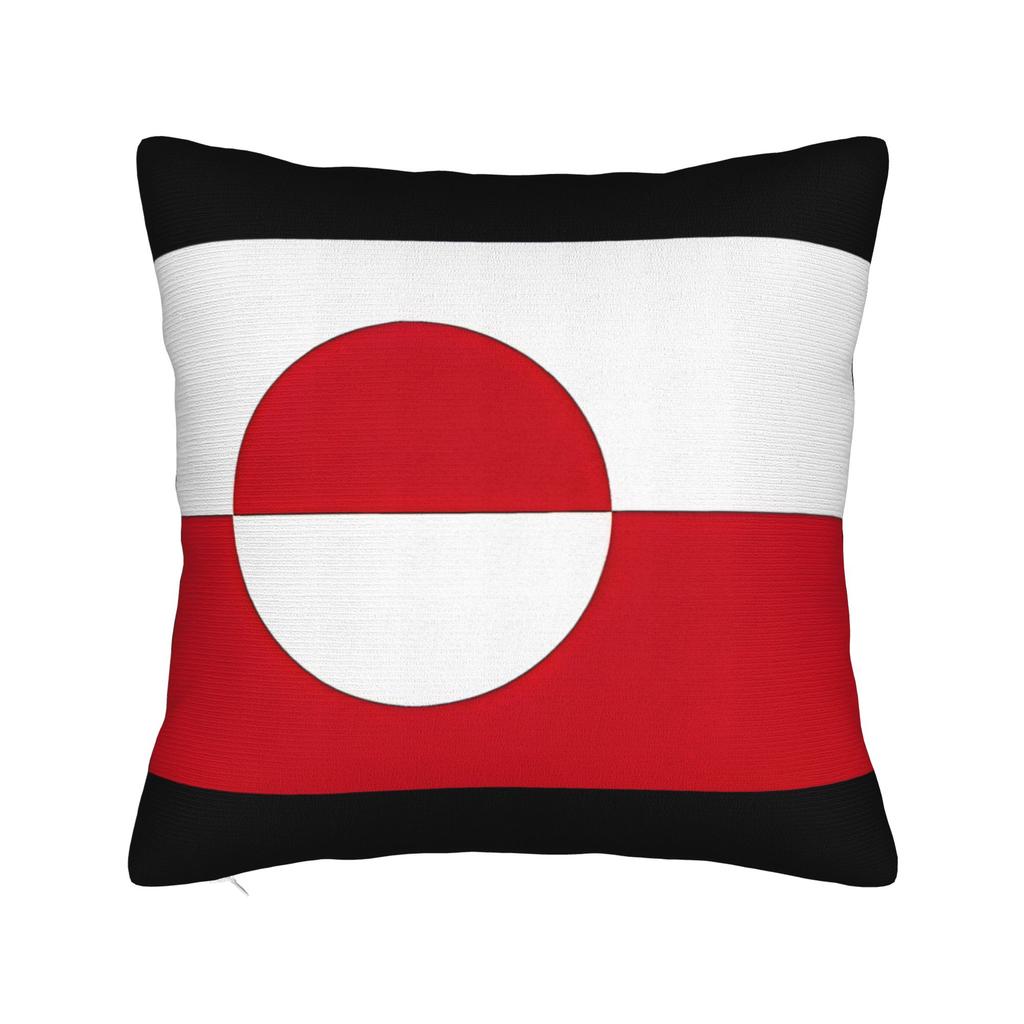 Greenland Deffnse Front Bear Logo Pillow Cover Retro Trendy Pillow Case For Sofa Bedroom Home Decor Soft Pillowcases Gift Idea