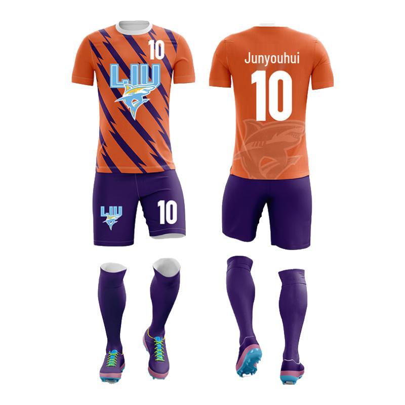 Unisex Digital Print Quick-Dry Football Jersey Set