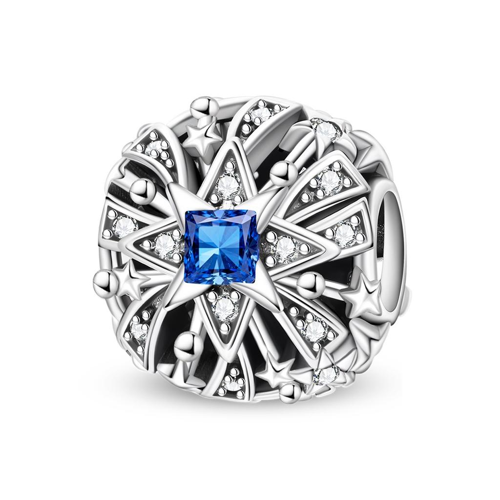 S925 Silver DIY Charm Bead Pendant For Handmade Bracelet Necklace Jewelry Making Family Valentine's Day Gift Accessories