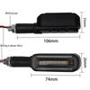 10mm Motorcycle LED Turn Signals Light Blinker Flowing Water Indicators Lamp Flasher Front Rear Lamp For Kawasaki Yamaha