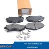 Baificar Brand New Front Disc Brake Pad Kit 68003701AB For Jeep Wrangler