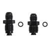 Heavy Duty M16 and M18x1.5 Adapter Pair Crafted From Corrosion Resistant Aluminum Alloy for Motorcycle Car Air Conditioning Units