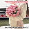 Hand Made Crochet Rose Blanket Bouquet Finished Flower Bouquet Blanket For Sofa Cover Birthday Gifts Home Decor