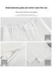 Korean Old Money Style Women's Wide-Leg Cotton Linen Pants, High-Waisted Straight Casual for Spring/Summer 2026.