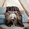 Coperta Personalizzata con Nome - Design Stampa Bubu Dudu, Coperta per Divano, Letto, Viaggio, Campeggio - Morbida e Calda, Ottimo Regalo