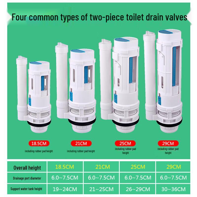 Dual-Flush Toilet Outlet Valve