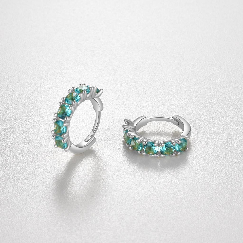 ANDYWEN 100% 925 Silver  Women Luxury Crystal  2023 Fine Jewelry