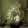 3D Avengers Iron Man & Captain America LED Night Light for Kids