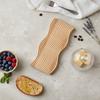 Wooden Plate Wooden Tray Modern Style Wavy Design Fruit Tray High-end Quality Simple Design Snack Dish Kitchen Storage