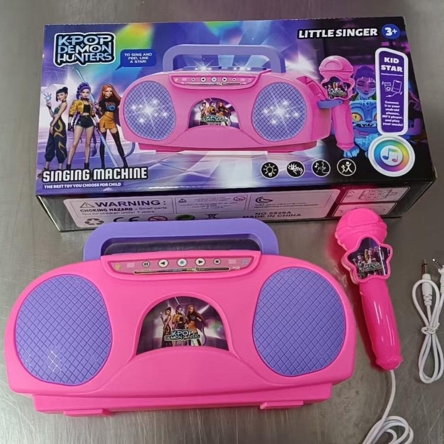 K-pop Kids Colorful Lights & Sound Toy: Mobile & MP3 Compatible for Early Education, Singing & Dancing.