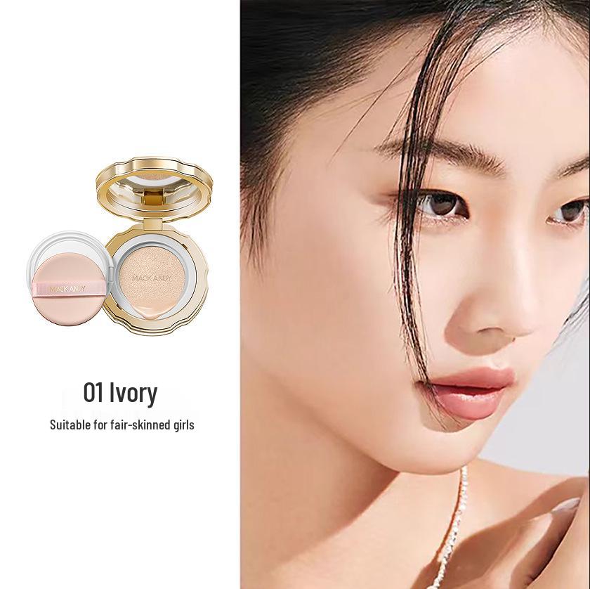 Тональная основа-кушон Mark Andy Gold Caviar Essence: Водонепроницаемый, Стойкий к поту, Натуральный, Увлажняющий, Плотно прилегающий, Маскирующий, Стойкий.