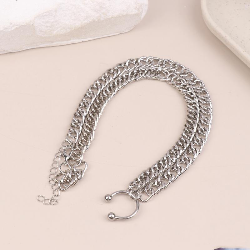 Able Nose Clip Pendant Necklace Nightclub Sexy Geometric Nose Clip Collarbone Chain For Unisex Jewelry Gift