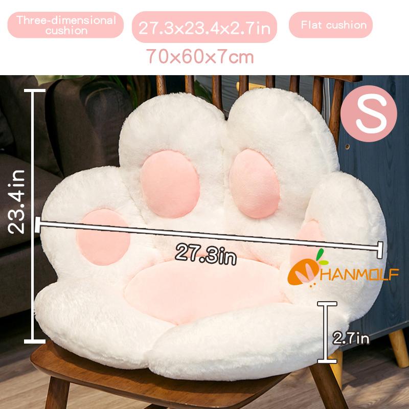 Cat'S Paw Plush Pillow Stuffed Fluffy Chair Sofa Cartoon Animal Seat Cushion Indoor Floor Decoration For Cats Dogs Present