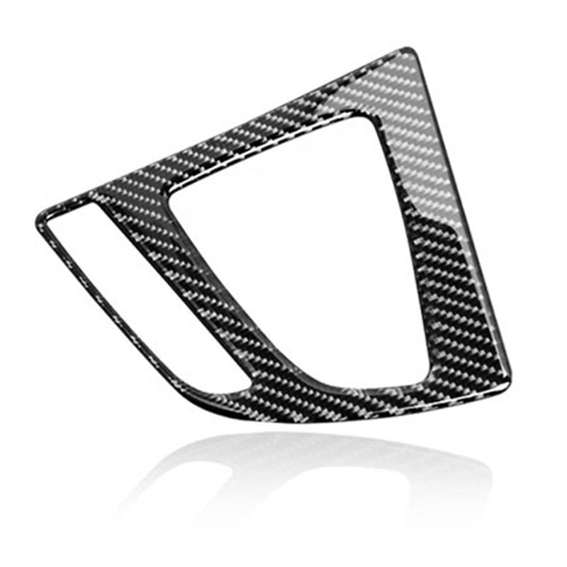 Carbon Fiber Car Center Control Gear Shift Panel Cover Stickers Interior For BMW F30 F34 3 Series 2013-2017 Auto Car
