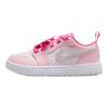 Jordan Air 1 Low Alt SE Ajuste Confortável Cano Baixo Tênis de Basquete Infantil Tênis Infantil Rosa Branco II0594-600