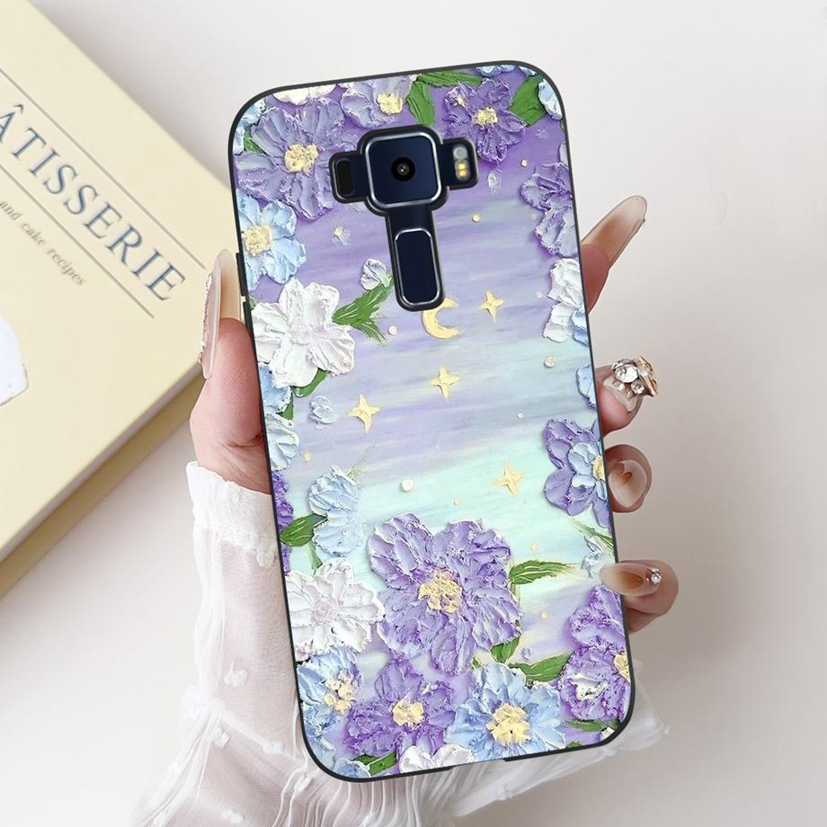 For ASUS Zenfone 3 ZE520KL Z017D 4 Max ZC520KL X008D 3 Max ZC520TL Case Soft Silicone Back Cover Love Heart Butterfly Flower Bag