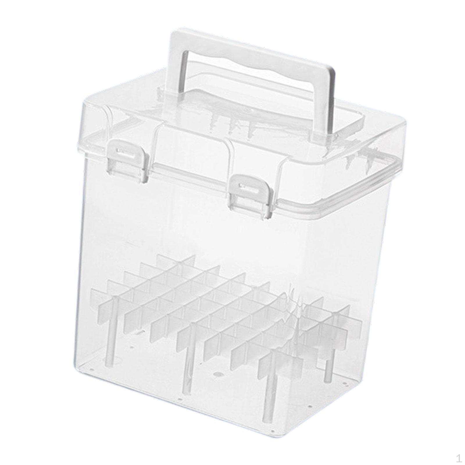 

Marker Carrying Case Art Supplies Multifunctional with Handle Storage Container Box 48 Slots