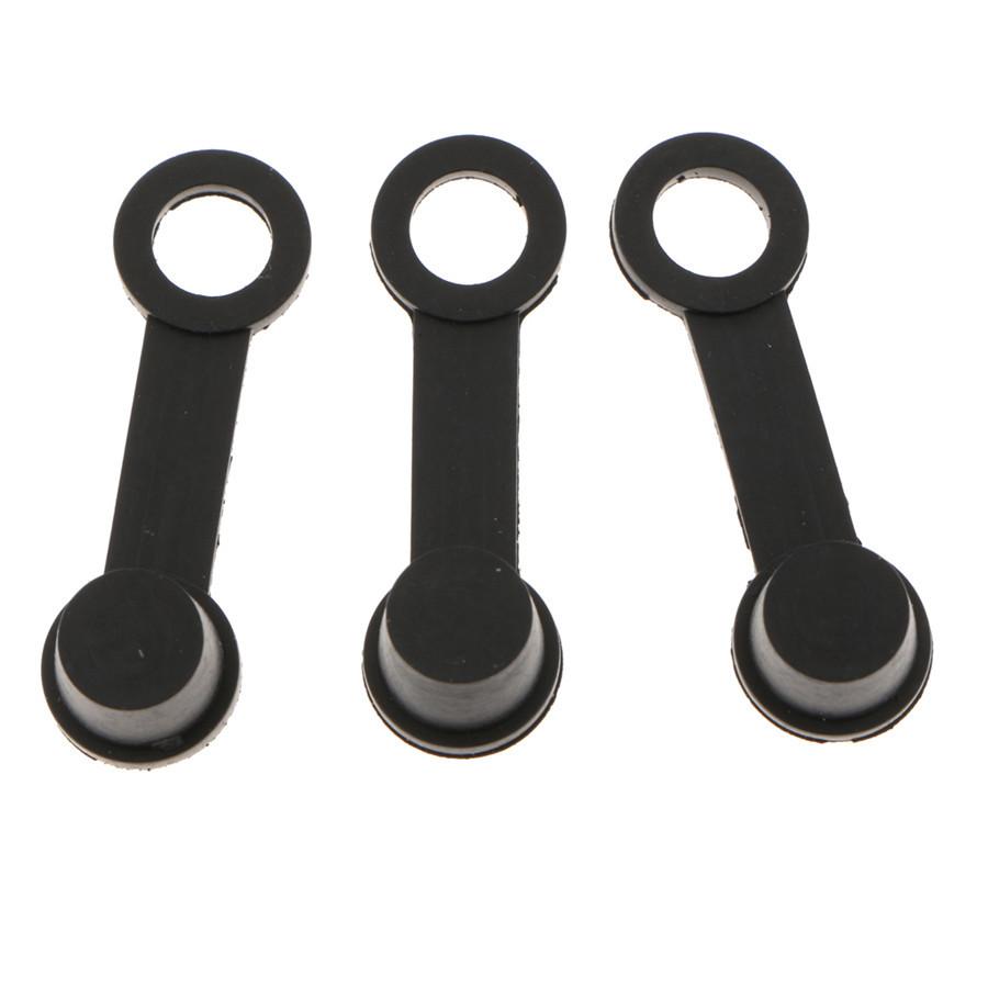 50PCS Brake Bleeder Screw Caps Grease Fitting Cap Oil Drain Pump Rubber Dust Cover 6mm For Motorcycle Car