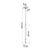 Lampa Wisząca Arenio 1 G9 Czarny  Lumilo 08.828.88