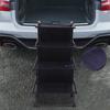 Foldable 4 Steps Pet Ramp Nonslip Lightweight Sturdy Dog Cat Ladder Easy Clean Rubber Base Folding Pet Stairs for Car Pet Mobili