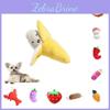 Quietschendes und weiches PVC-Plüschtier-Set für Katzen und Hunde