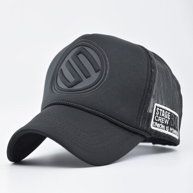 Cap Threedimensional Baseball Embossed Mesh Cap Sun Shield Duck Tongue Cap