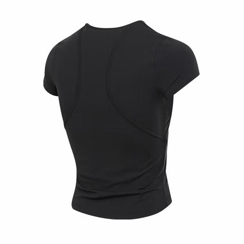 Adidas X Spolupráce Stella McCartney Jednoduchý pulovr s kulatým výstřihem Tričko s krátkým rukávem Dámské topy JW4563