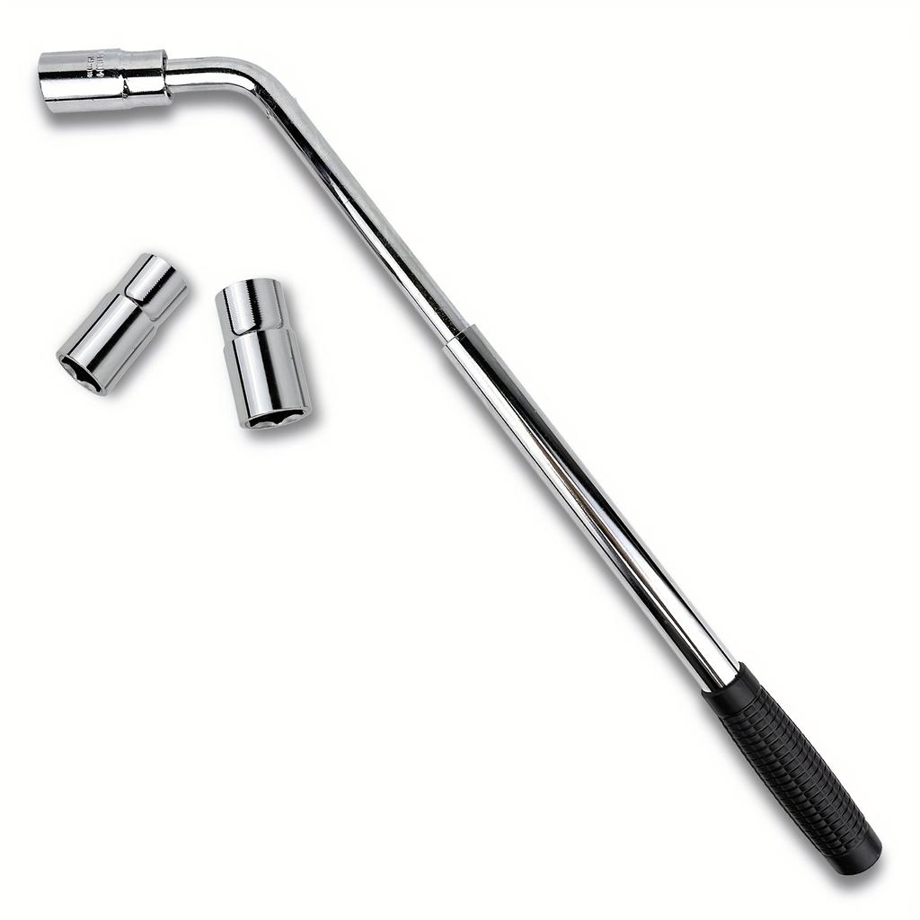 Wheel Brace For Car Universal Telescopic Wheel Wrench Extendable Car Lug Wrenches With 17mm 19mm 21mm 23mm Reversible Sockets