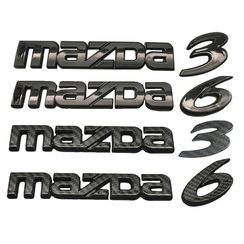 Car Trunk Rear Emblem Logo Stickers Letter Decals for Mazda 2 3 6 8 CX3 CX5 MX3 CX4 CX9 CX7 RX8 Protege Badge Auto Accessories h5