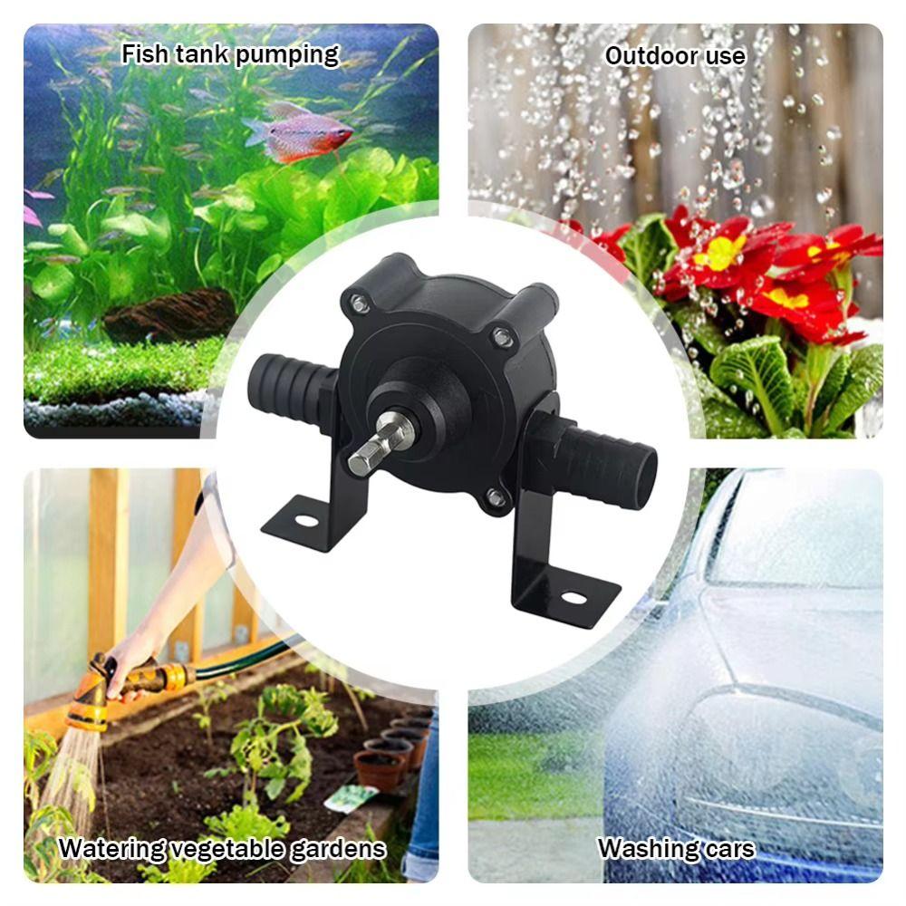 Heavy Duty Liquid Transfer Pump Small Self Suction Centrifugal Pump Electric Drill Pump Garden