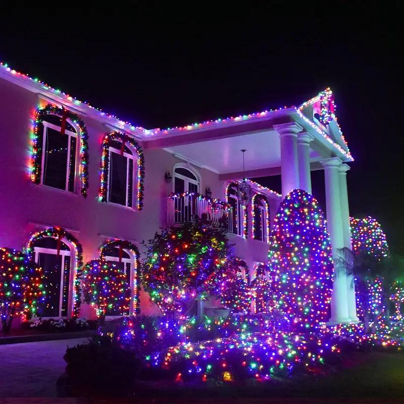 LED Solar String Light 7m 50 Lights 8 patterns Waterproof Fairy Garland String Lights Christmas Party Halloween Decorations