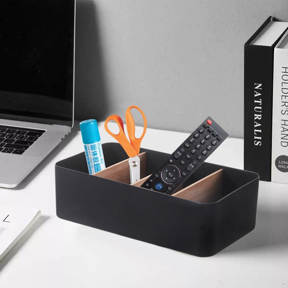 Multifunction Remote Controller Storage Box Cosmetic Storage Living Room Organizer