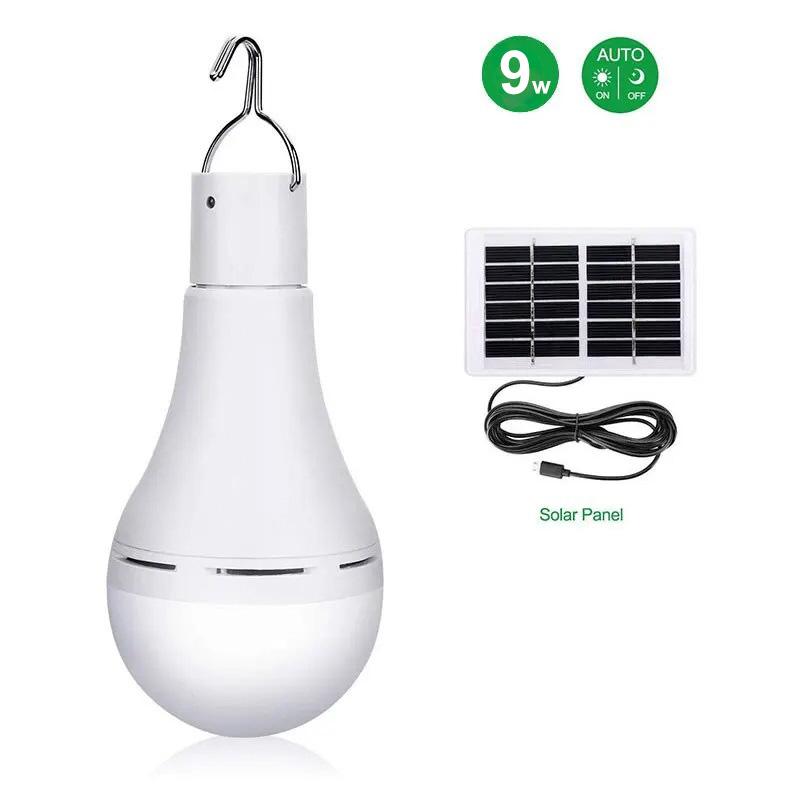 Solar Light Waterproof LED Garden Hanging Emergency Sunlight Powered Lamp Outdoor Indoor House Solar Bulb Light Solar Panels New