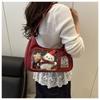 Borsa a Spalla Y2k Harajuku da Donna Trasparente Ita Bag Borsa a Tracolla Trendy per Ragazze Borsa a Mano da Donna Designer Giapponese Portafoglio Hobos