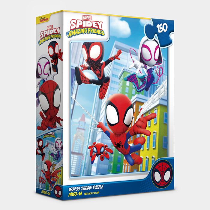 

150 Piece Jigsaw Puzzle - Spiderman and Friends 2