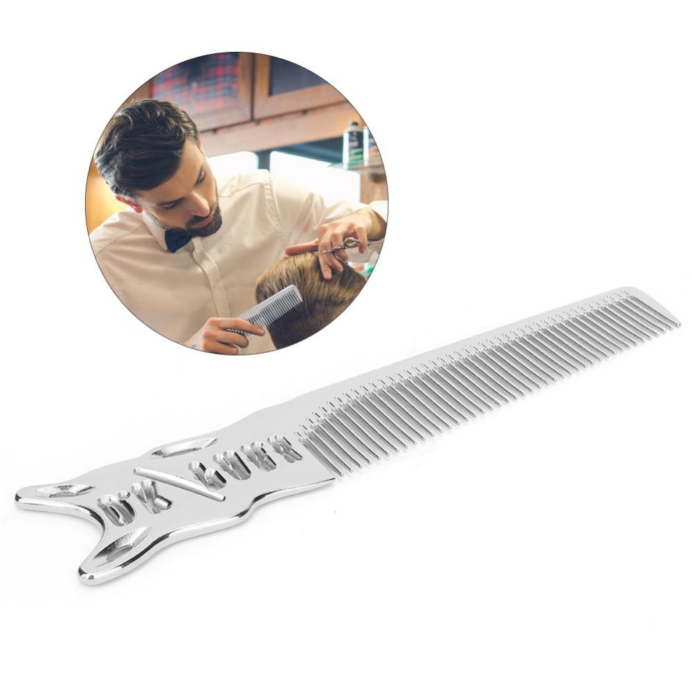 Durable Material Aluminum Comb Aluminum Material Hair Salon Comb Hairdressing Comb  All Hair Types