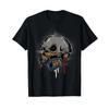 Auto Body Skull Vehicle Sprayer Automotive Car Painter T Shirt Vintage Washed Top For Everyday Wear Stretched Comfortable