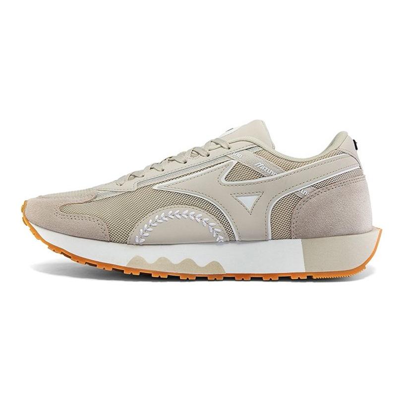 Mizuno LG 70s Baseball Retro Non-Slip Wear-Resistant Breathable Low-Top Training Shoes Unisex Sneakers Gray White D1GH220501