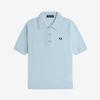 FRED PERRY [Womens] Textured Knit Shirt - Light Ice Afpf2531113-R30