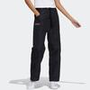 Adidas Originals Prem Pants Solid Color Logo Straight Leg Work Pants Women Pants Black GU5788