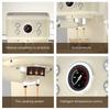 EM-04E Semi-Automatic Electric Espresso Coffee Machine 20Bar Pump Brew System Milk Frother Certified for Commercial Household EU
