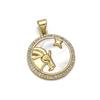 Handmade Jewelry Making Delights Constellations Copper Charm Constellations Pendants Present for Crafting Enthusiasts