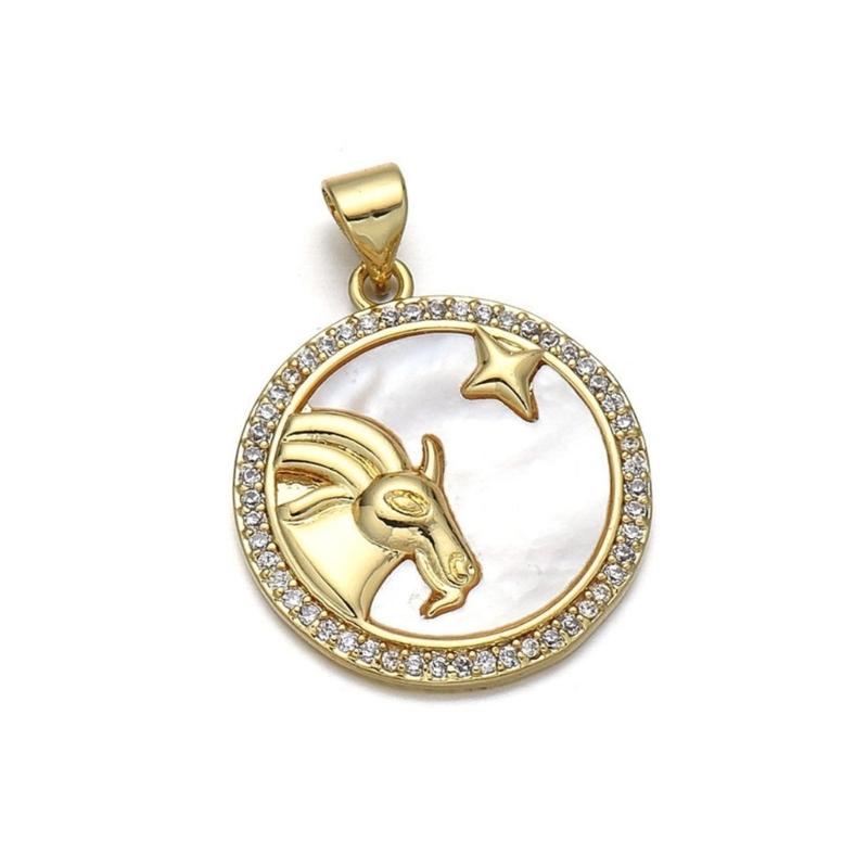 Handmade Jewelry Making Delights Constellations Copper Charm Constellations Pendants Present for Crafting Enthusiasts