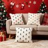 18x18 Inch Cushion Covers Embroidered Decorative Pillowcase New Tufted Pillow Covers  Holiday Party